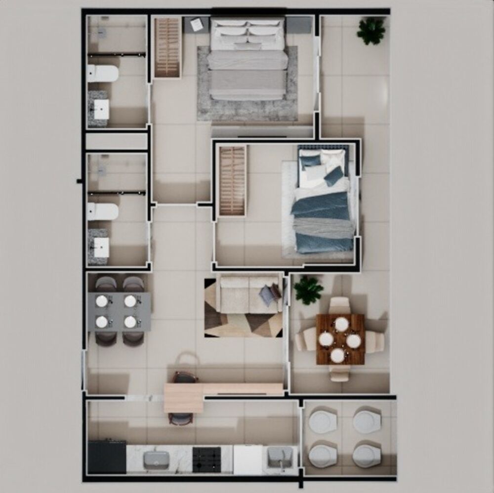 Apartamento, 3 quartos, 83 m² - Foto 14