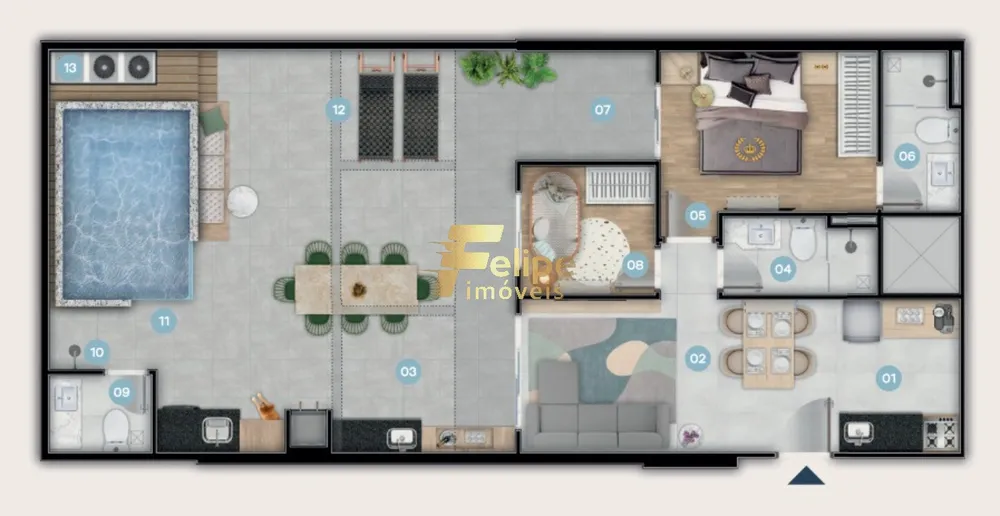 Apartamento, 3 quartos, 68 m² - Foto 7