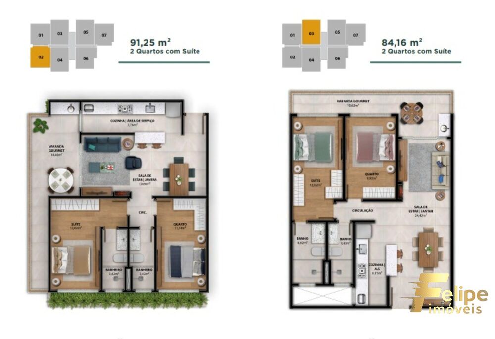 Cobertura, 3 quartos, 174 m² - Foto 4