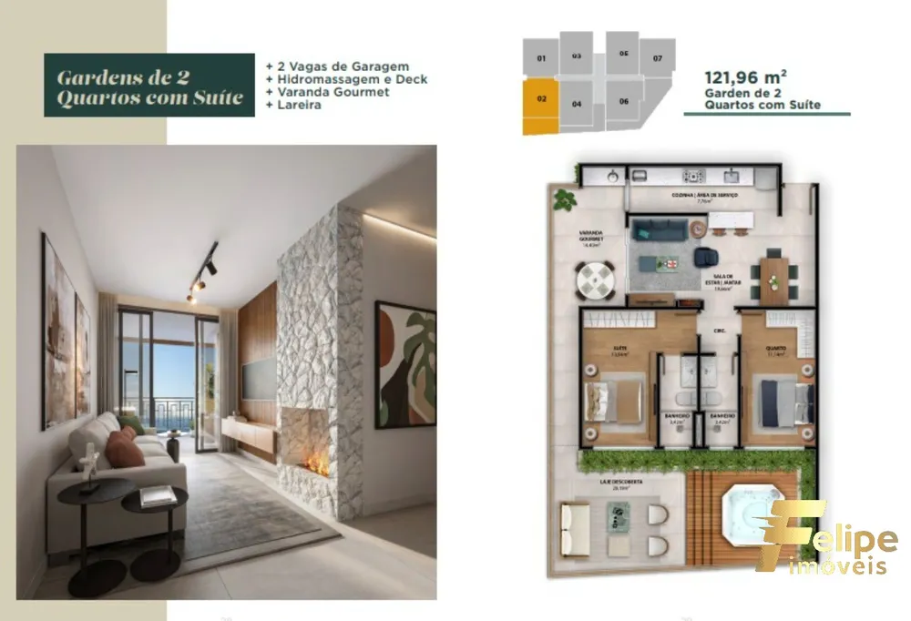 Cobertura, 3 quartos, 174 m² - Foto 6