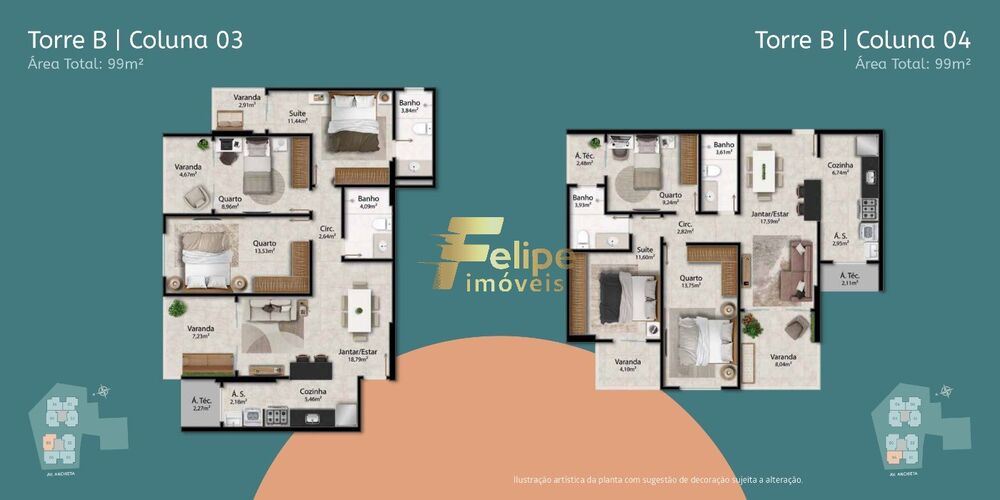 Apartamento, 3 quartos, 94 m² - Foto 7