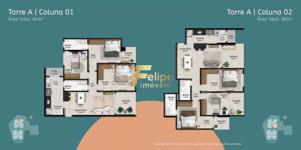 Apartamento, 3 quartos, 94 m² - Foto 20