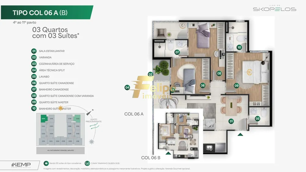 Apartamento, 2 quartos, 85 m² - Foto 8
