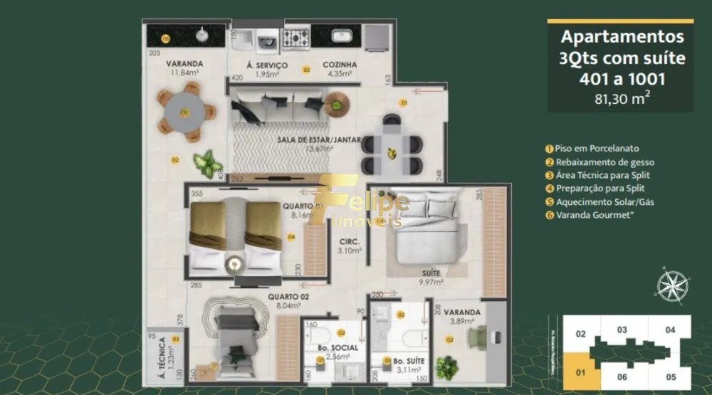 Apartamento, 3 quartos, 149 m² - Foto 5