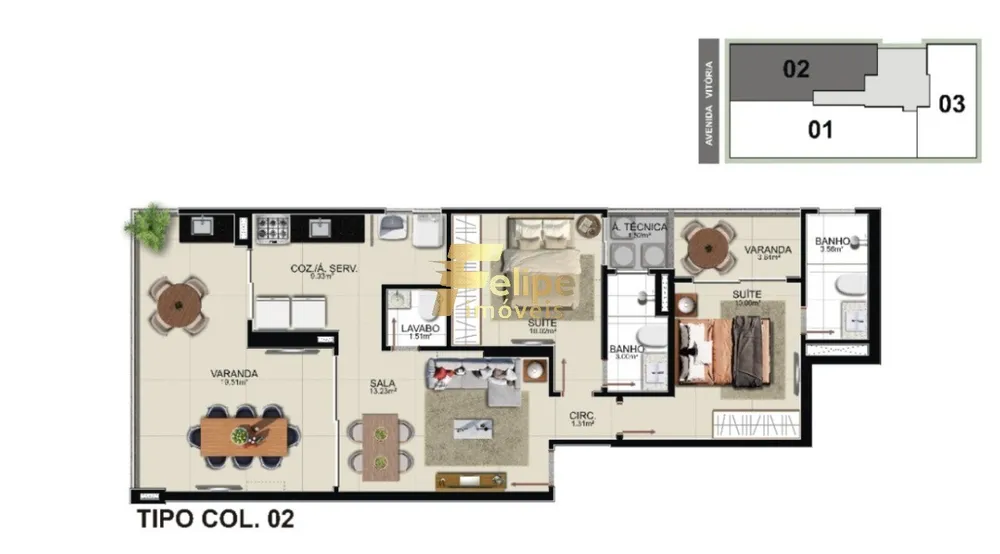 Apartamento, 3 quartos, 117 m² - Foto 7