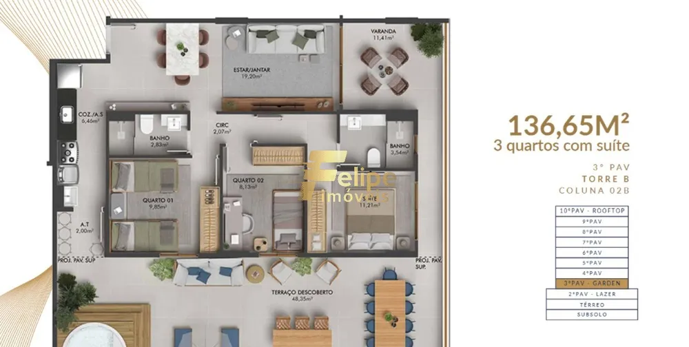 Apartamento, 3 quartos, 121 m² - Foto 7