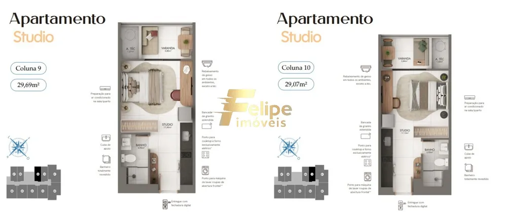 Apartamento, 1 quarto, 41 m² - Foto 2