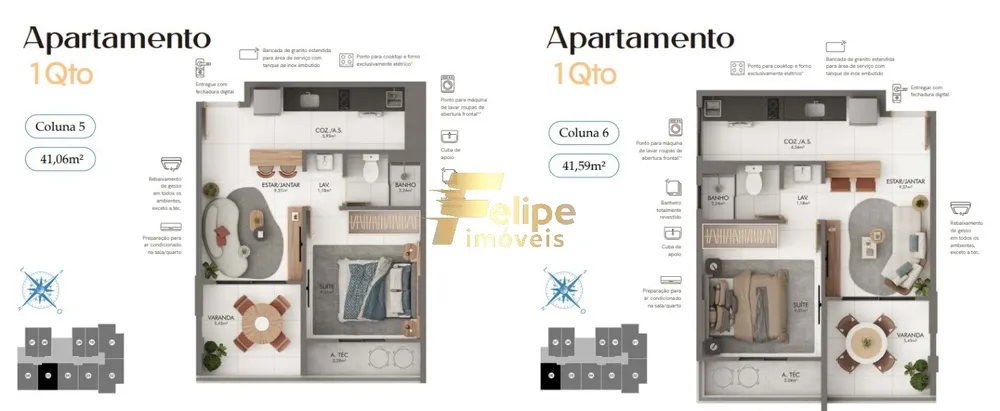 Apartamento, 1 quarto, 41 m² - Foto 5