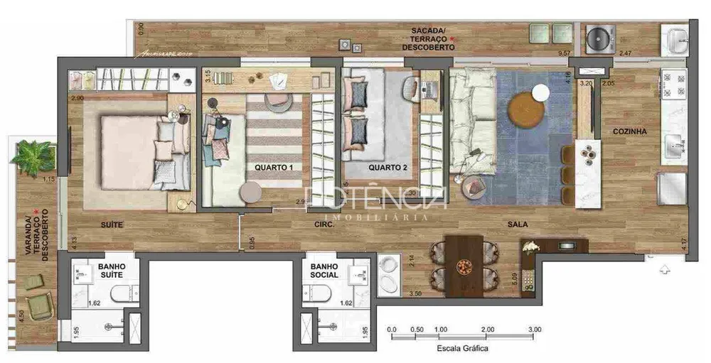 Apartamento, 3 quartos, 90 m² - Foto 29
