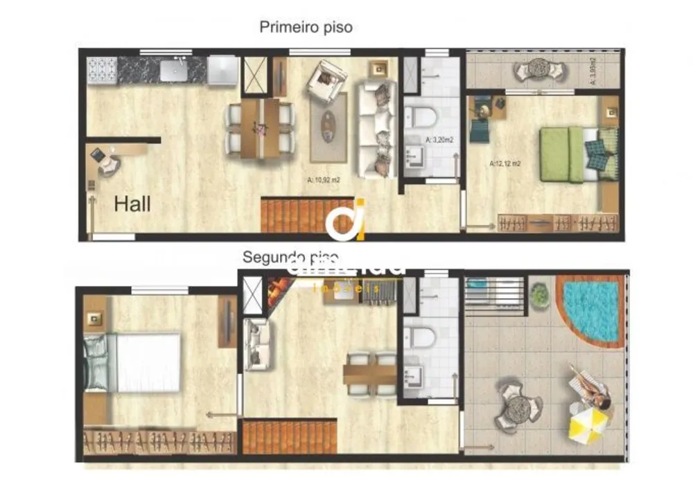 Cobertura, 3 quartos, 121 m² - Foto 1