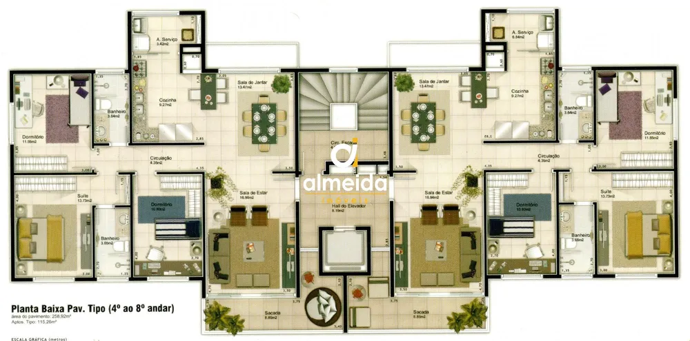 Apartamento, 3 quartos, 115 m² - Foto 2
