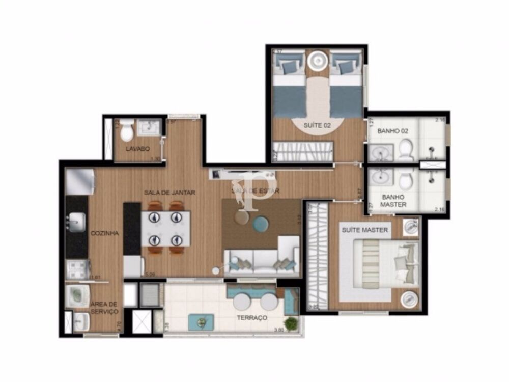 Apartamento, 2 quartos, 67 m² - Foto 15