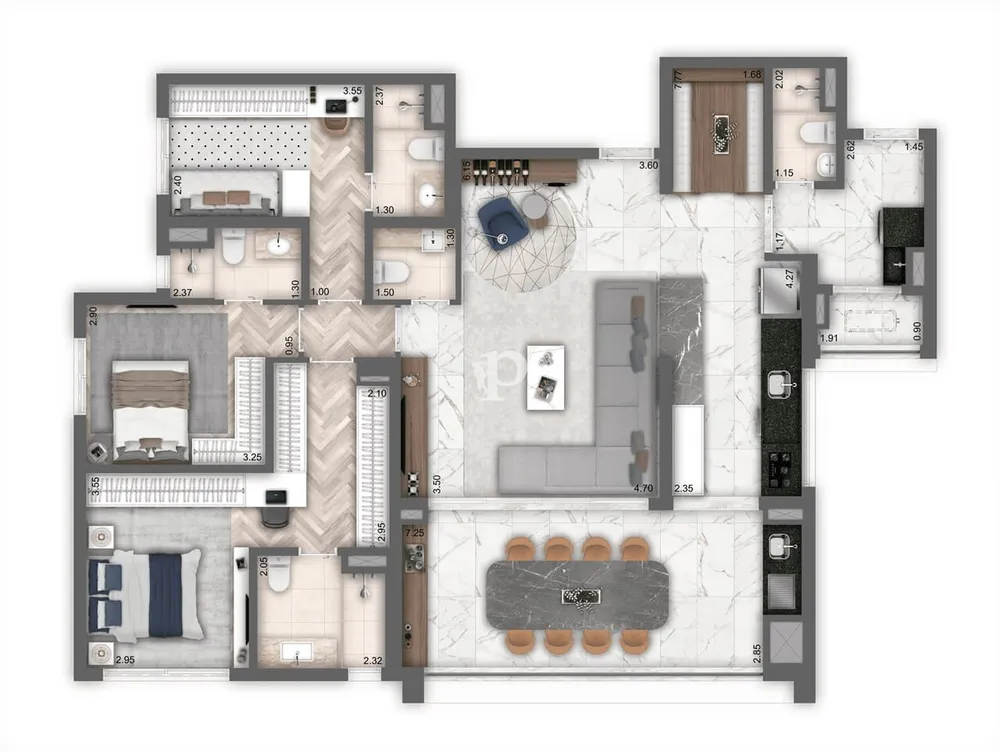 Apartamento, 3 quartos, 145 m² - Foto 16