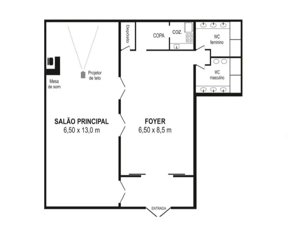 Sala-Conjunto, 38 m² - Foto 3