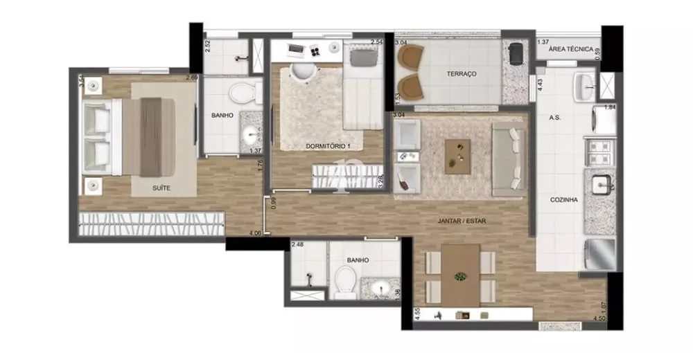 Apartamento, 2 quartos, 60 m² - Foto 8