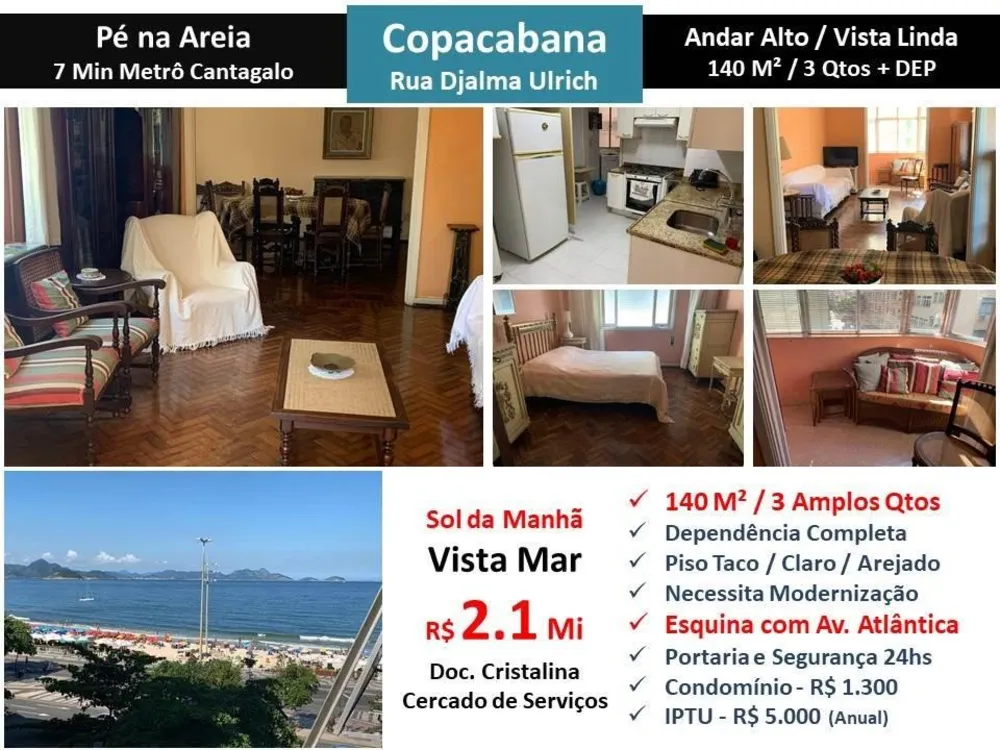 Apartamento, 3 quartos, 140 m² - Foto 1