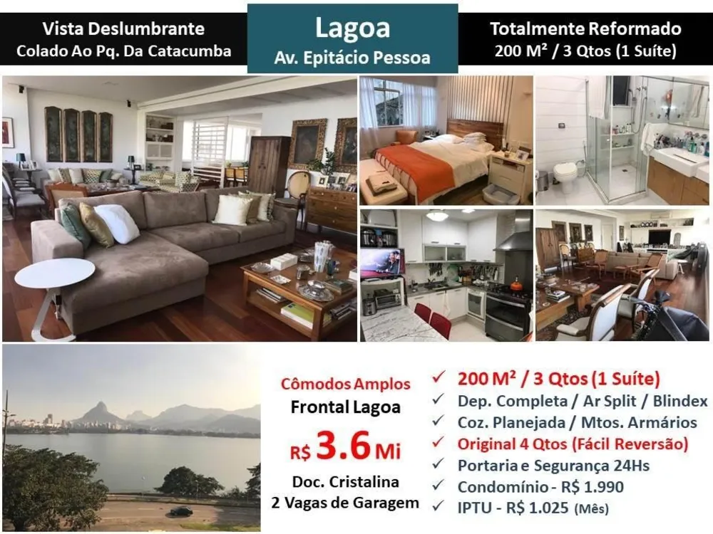 Apartamento, 3 quartos, 200 m² - Foto 1