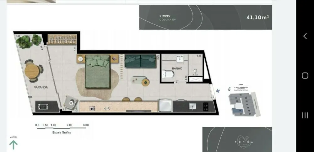 Apartamento, 1 quarto, 41 m² - Foto 8