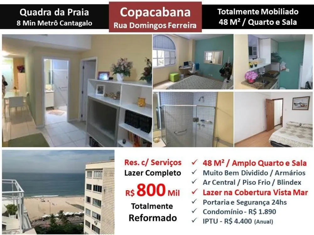 Apartamento, 1 quarto, 48 m² - Foto 1