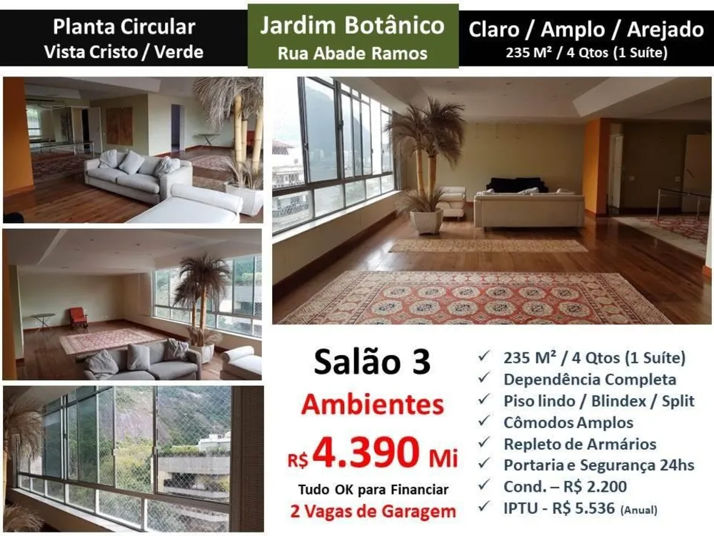 Apartamento, 4 quartos, 235 m² - Foto 1