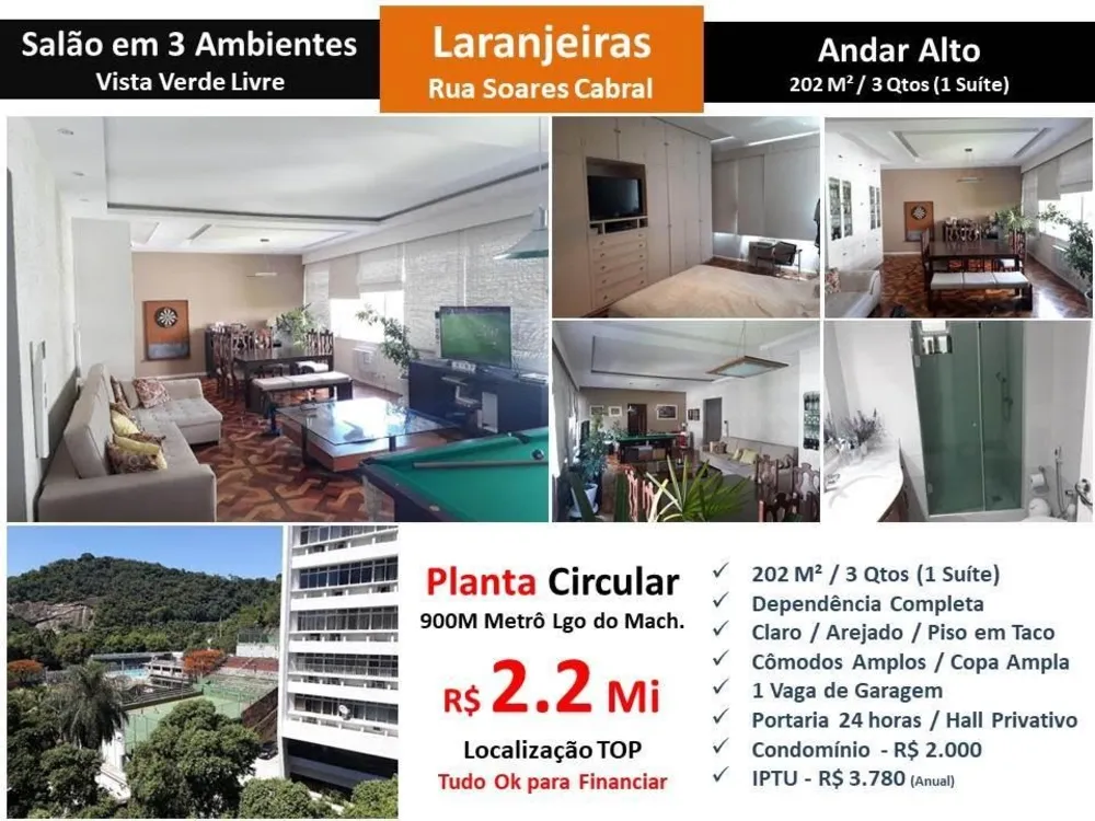 Apartamento, 3 quartos, 202 m² - Foto 1