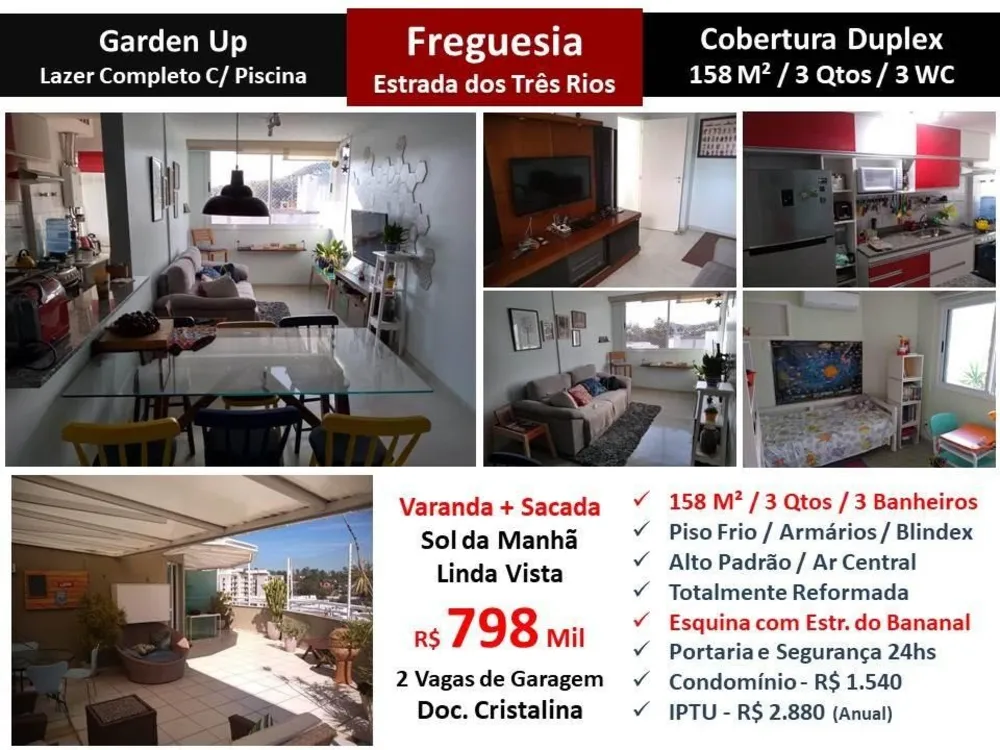 Cobertura, 3 quartos, 158 m² - Foto 5
