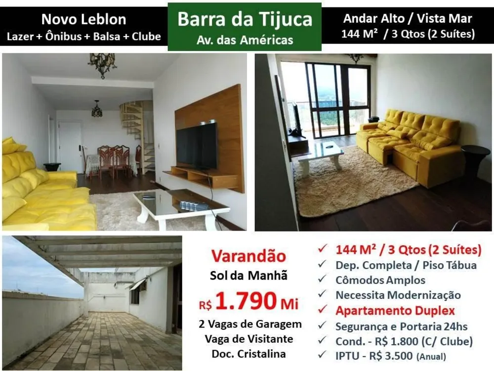 Apartamento, 3 quartos, 144 m² - Foto 1