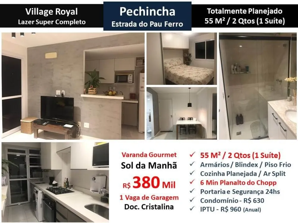 Apartamento, 2 quartos, 55 m² - Foto 1