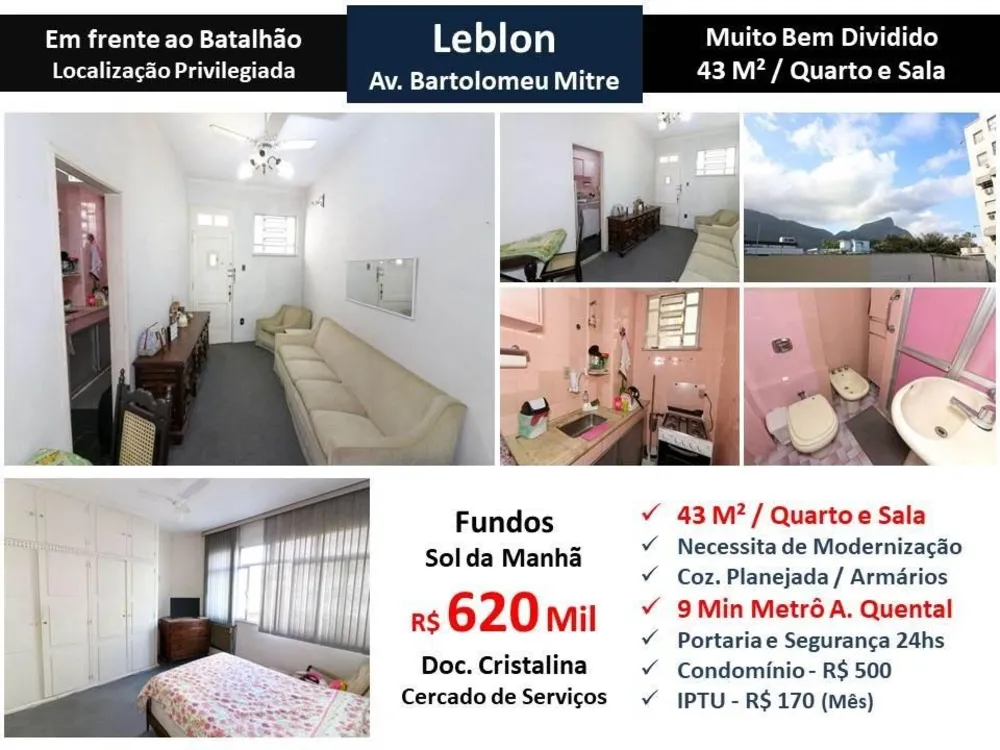 Apartamento, 1 quarto, 43 m² - Foto 1