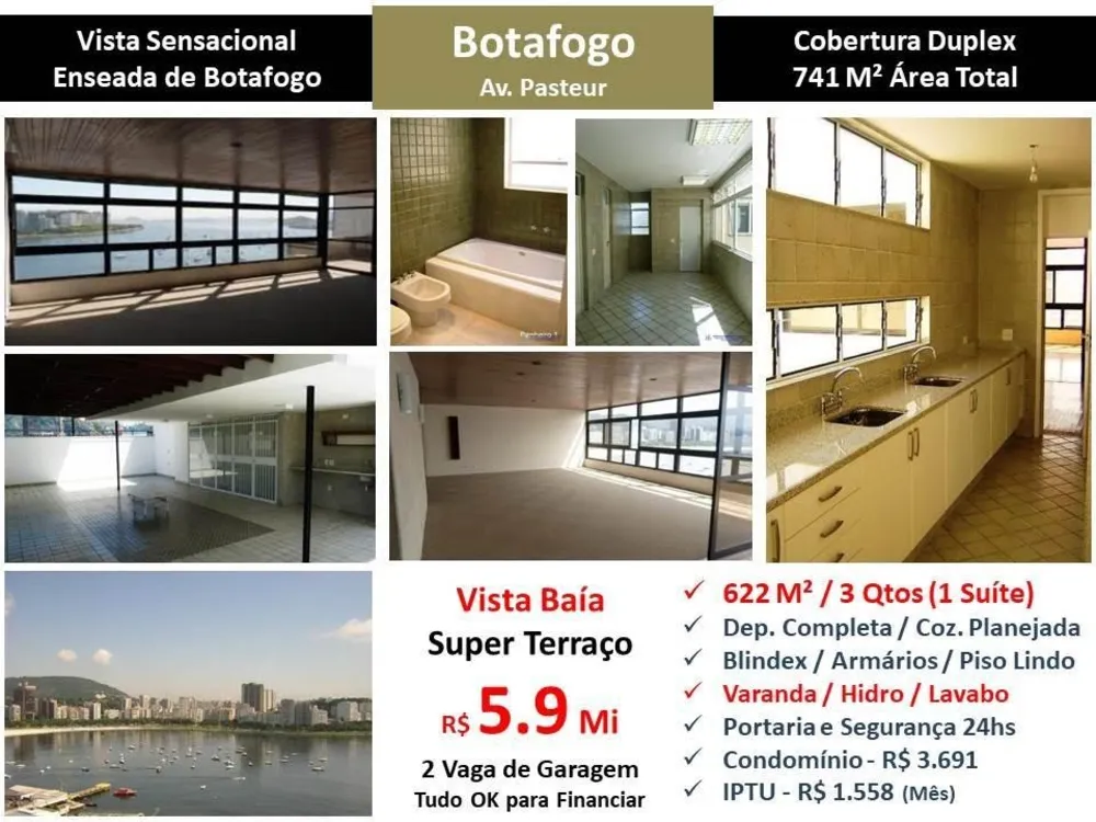 Cobertura, 3 quartos, 622 m² - Foto 1