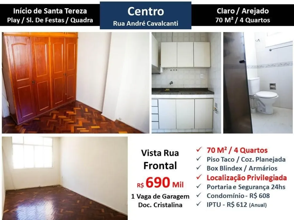 Apartamento, 4 quartos, 70 m² - Foto 1