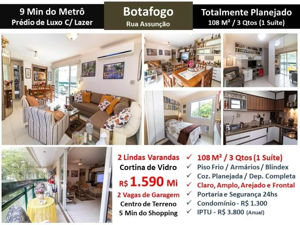 Apartamento, 3 quartos, 108 m² - Foto 1