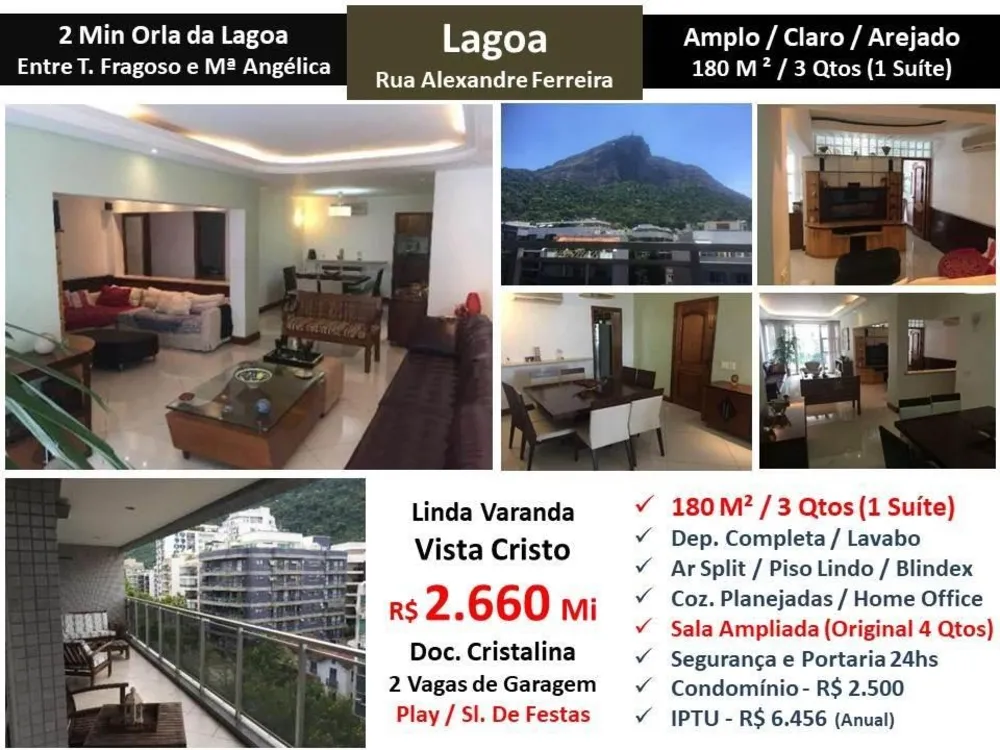 Apartamento, 3 quartos, 180 m² - Foto 1