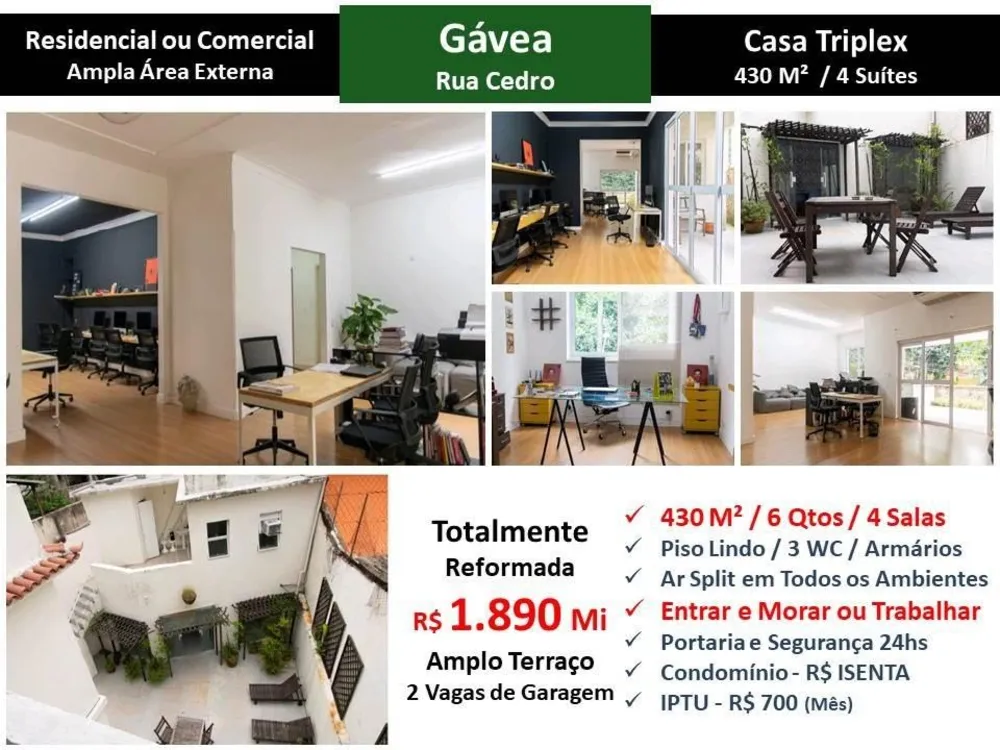 Casa, 6 quartos, 430 m² - Foto 1