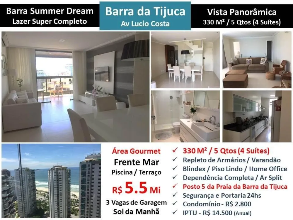 Cobertura, 5 quartos, 330 m² - Foto 1