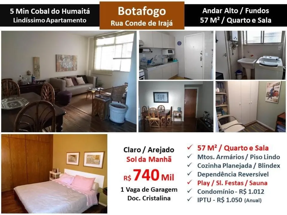 Apartamento, 1 quarto, 57 m² - Foto 1
