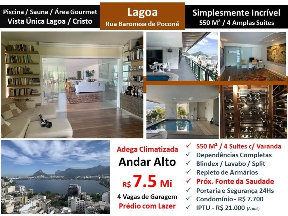 Apartamento, 4 quartos, 550 m² - Foto 1