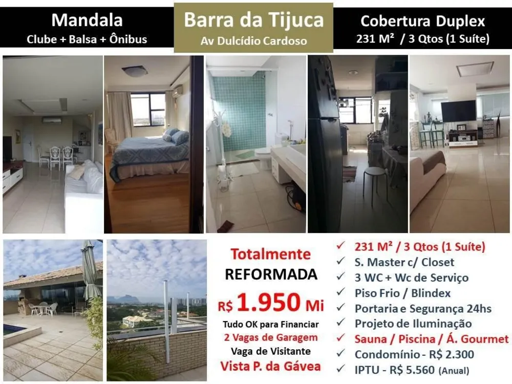 Cobertura, 3 quartos, 231 m² - Foto 1