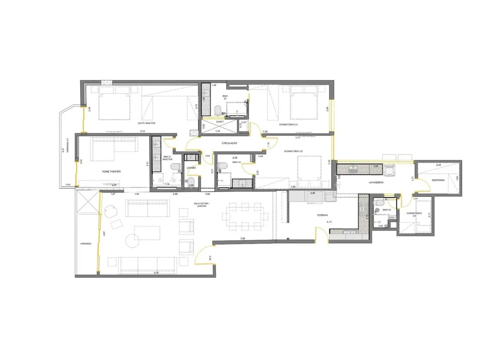 Apartamento, 3 quartos, 201 m² - Foto 29