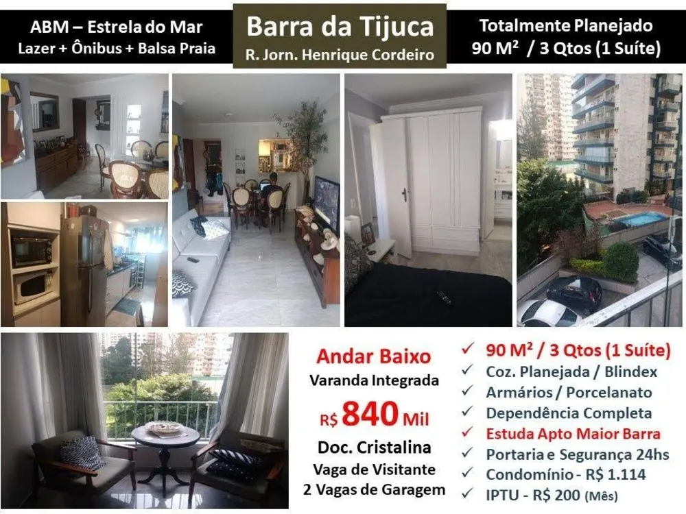 Apartamento, 3 quartos, 90 m² - Foto 1