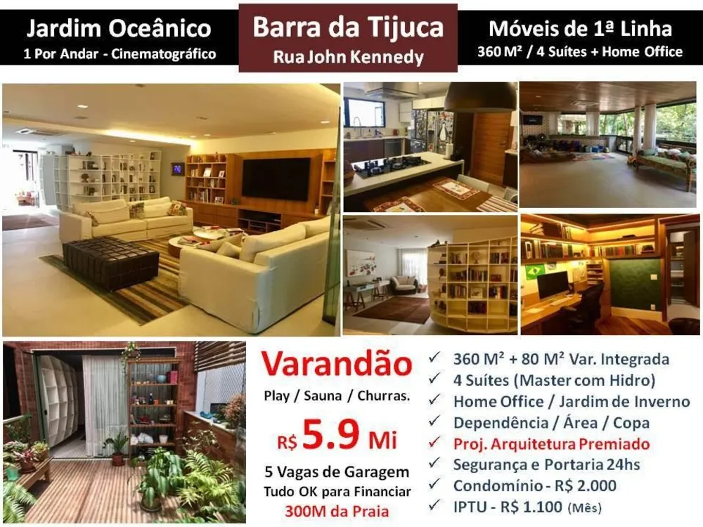 Apartamento, 4 quartos, 360 m² - Foto 1