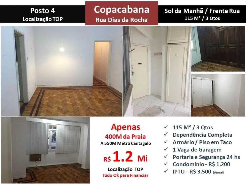 Apartamento, 3 quartos, 115 m² - Foto 1