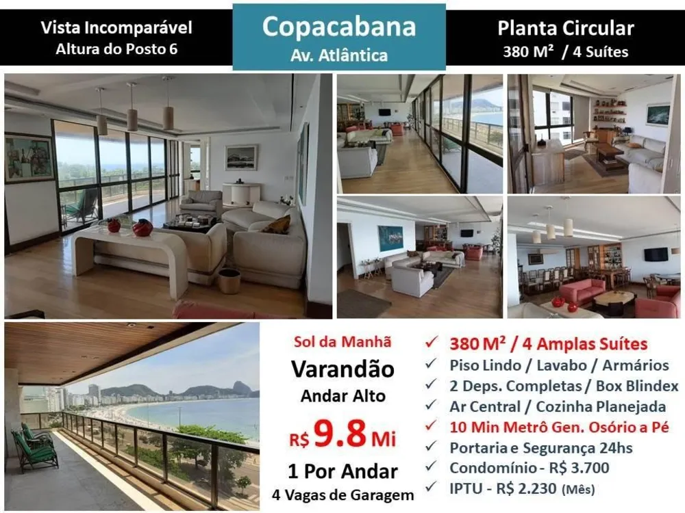 Apartamento, 4 quartos, 380 m² - Foto 1