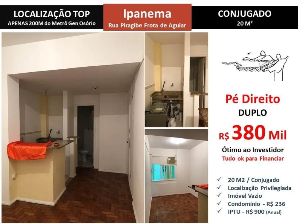 Apartamento, 1 quarto, 20 m² - Foto 1