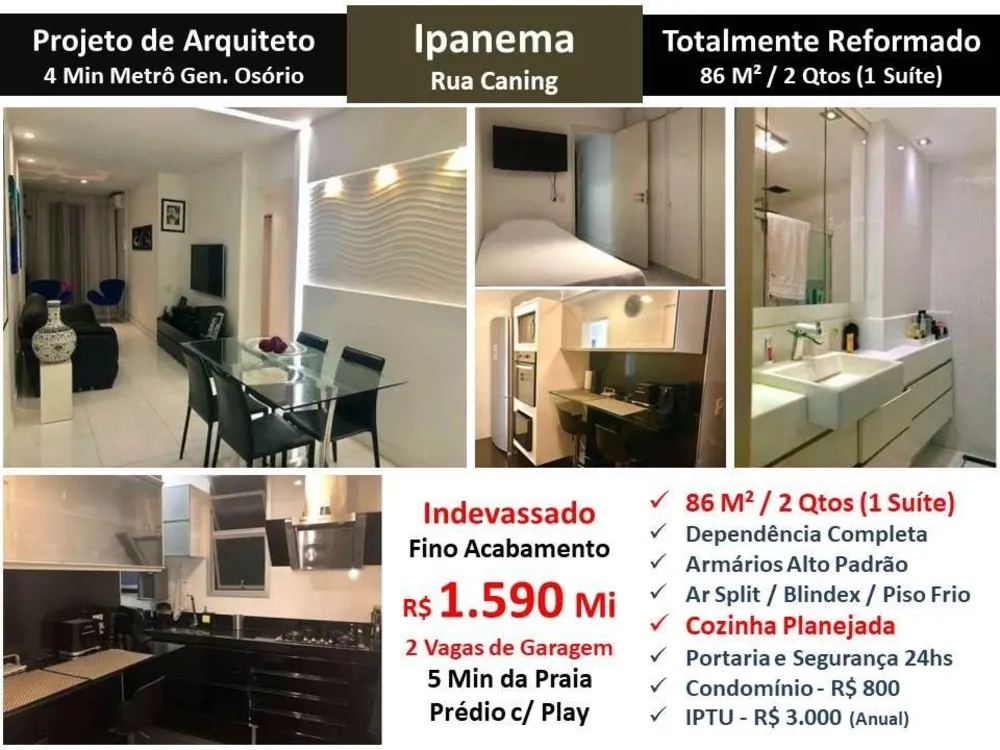 Apartamento, 2 quartos, 86 m² - Foto 1