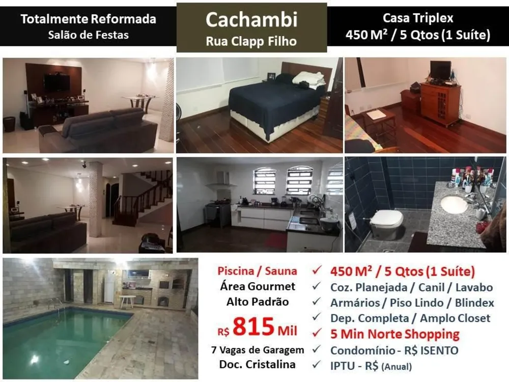 Casa, 5 quartos, 450 m² - Foto 1