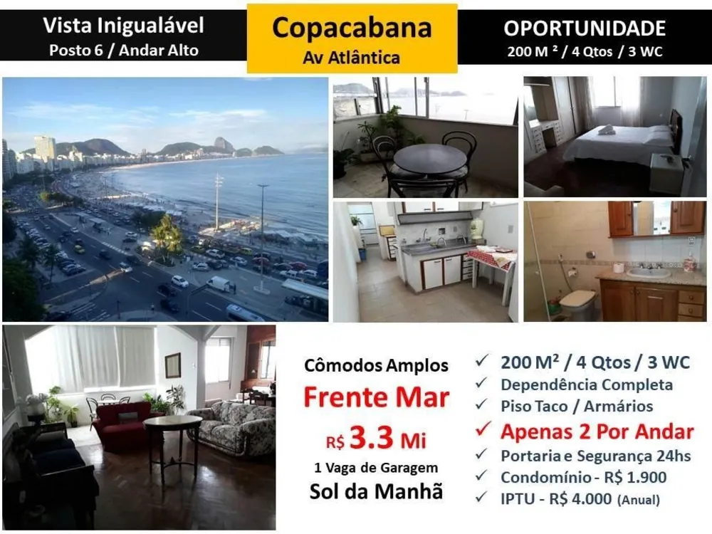 Apartamento, 4 quartos, 200 m² - Foto 1