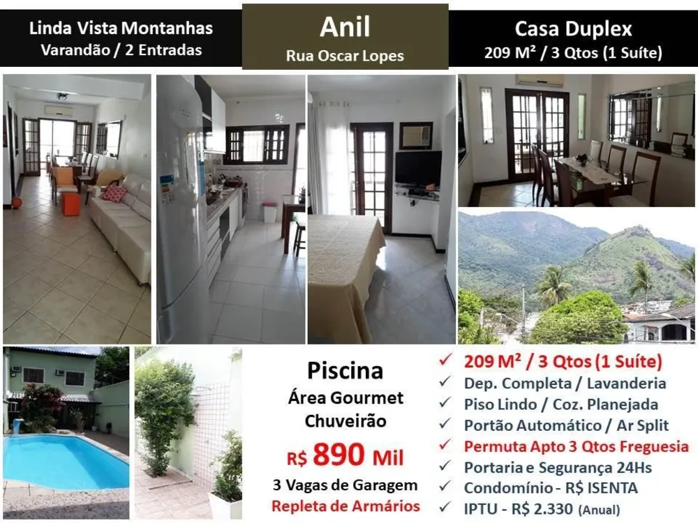 Casa, 3 quartos, 209 m² - Foto 1