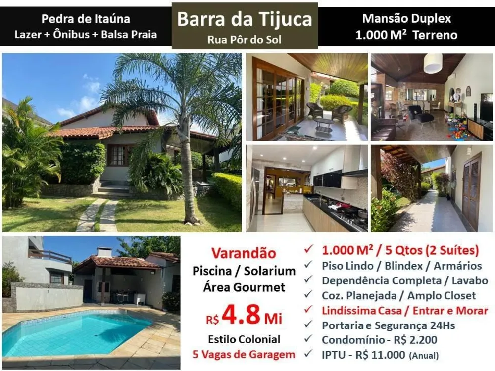 Casa, 5 quartos, 1000 m² - Foto 13