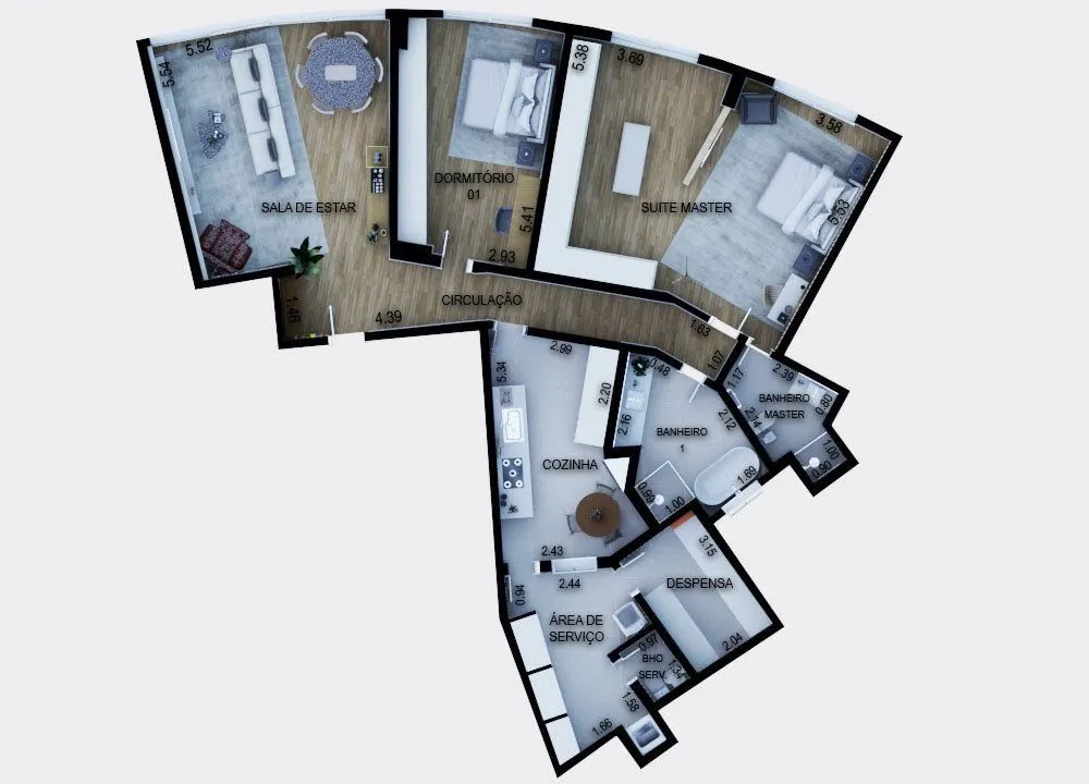 Apartamento, 2 quartos, 146 m² - Foto 11